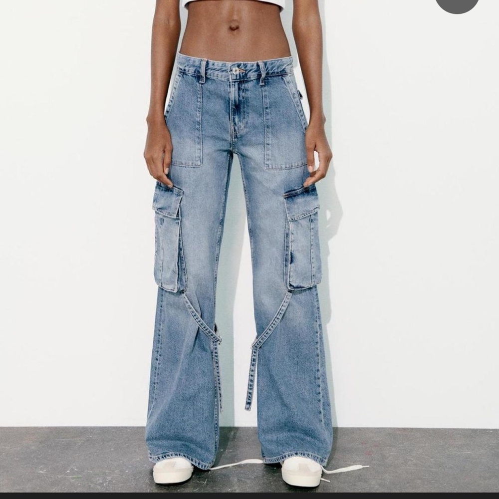 NWT ZARA CARGO JEANS
